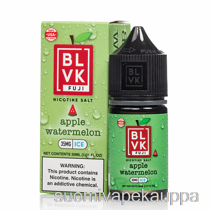 Vape Netistä Omena Vesimelonijää - Blvk Fuji Suolat - 30ml 35mg